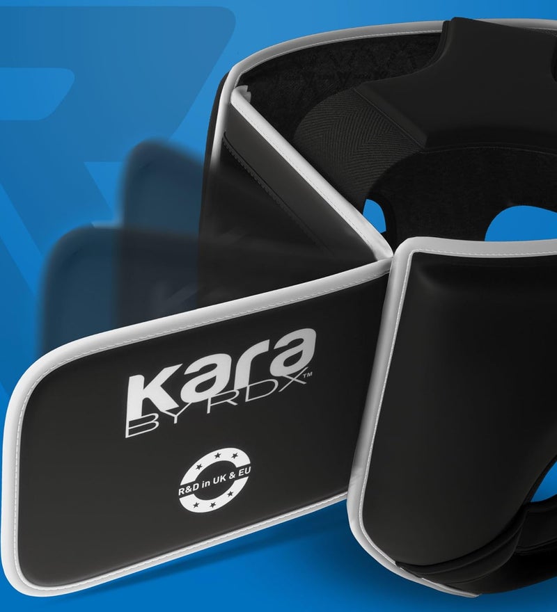 Rdx خوذة ملاكمة للأطفال، تدريب MMA، خوذة كارا موياي تاي قابلة للتعديل، كيك بوكسينغ، تدريب، فنون القتال، كاراتيه، تايكوندو، خوذة للشباب والفتيات، تمارين في المنزل - Image 4